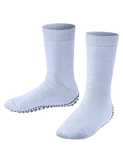 FALKE Unisex Kinder Hausschuh-Socken Catspads, Baumwolle Merinowolle, 1 Paar, Blau (Powder Blue 6246), 19-22 (1-2 Jahre) von FALKE