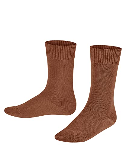 FALKE Unisex Kinder Socken Comfort Wool, Wolle, 1 Paar, Beige (Terracotta 5770), 35-38 von FALKE