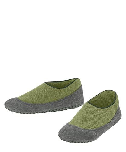 FALKE Unisex Kinder Cosy Slipper K Hp Wolle Rutschhemmende Noppen Stoppersocken, Grün Ferngreen 7084, 31/32 EU von FALKE