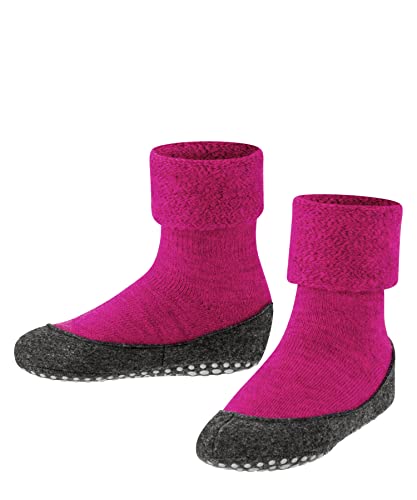 FALKE Unisex Kinder Stoppersocken Cosyshoe Minis K HP Wolle rutschhemmende Noppen 1 Paar, Rosa (Gloss 8550), 25-26 von FALKE