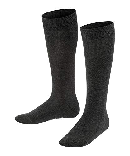 FALKE Unisex Kinder Family K KH Socken, Blickdicht, Grau (Anthracite Melange 3080), 19-22 von FALKE