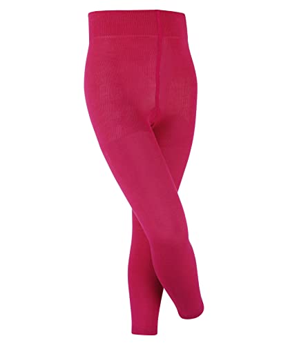 FALKE Unisex Kinder Leggings Family K LE nachhaltige biologische Baumwolle einfarbig 1 Stück, Rosa (Gloss 8550) neu - umweltfreundlich, 110-116 von FALKE