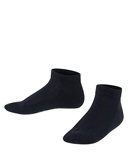 FALKE Unisex Kinder Sneakersocken Family K SN nachhaltige biologische Baumwolle kurz einfarbig 1 Paar, Blau (Dark Marine 6170) neu - umweltfreundlich, 31-34 von FALKE