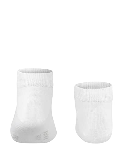 FALKE Unisex Kinder Sneakersocken Family K SN nachhaltige biologische Baumwolle kurz einfarbig 1 Paar, Weiß (White 2000) neu - umweltfreundlich, 23-26 von FALKE