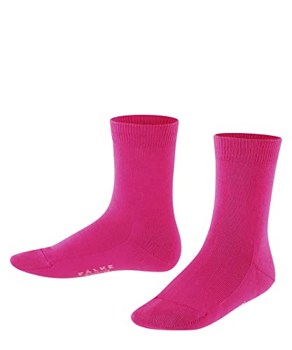 FALKE Unisex Kinder Socken Family K SO nachhaltige biologische Baumwolle einfarbig 1 Paar, Rosa (Gloss 8550) neu - umweltfreundlich, 23-26 von FALKE