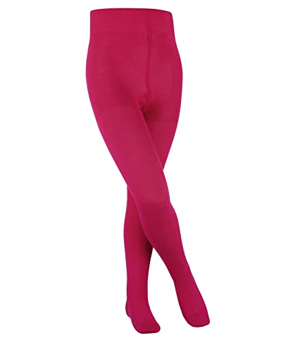 FALKE Unisex Kinder Strumpfhose Family K TI nachhaltige biologische Baumwolle dick einfarbig 1 Stück, Rosa (Gloss 8550) neu - umweltfreundlich, 110-116 von FALKE