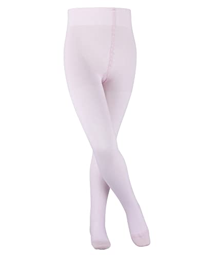 FALKE Unisex Kinder Strumpfhose Family K TI nachhaltige biologische Baumwolle dick einfarbig 1 Stück, Rosa (Powder Rose 8900) neu - umweltfreundlich, 110-116 von FALKE