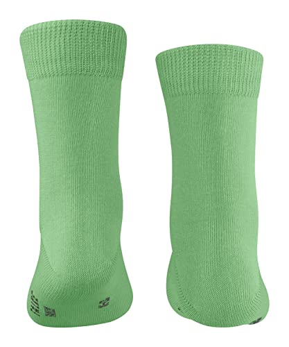 FALKE Unisex Kinder Socken Family K SO nachhaltige biologische Baumwolle einfarbig 1 Paar, Grün (Lizzard Green 7486) neu - umweltfreundlich, 27-30 von FALKE