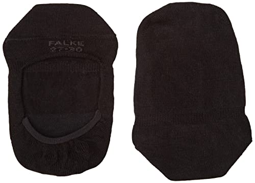 FALKE Unisex Kinder Füßlinge Ballerina K IN Baumwolle unsichtbar einfarbig 1 Paar, Schwarz (Black 3000), 27-30 von FALKE