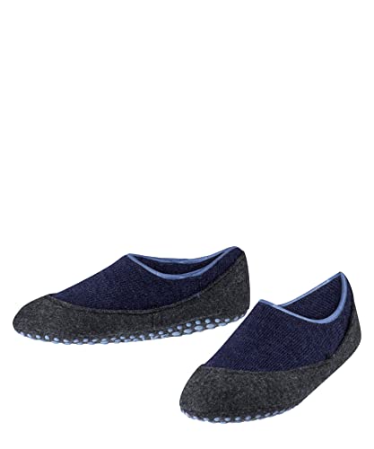 FALKE Unisex Kinder Hausschuh-Socken Cosy Slipper K HP Wolle rutschhemmende Noppen 1 Paar, Blau (Darkblue 6681), 29-30 von FALKE