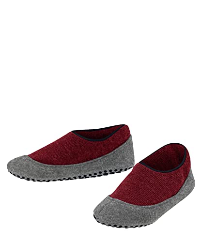 FALKE Unisex Kinder Hausschuh-Socken Cosy Slipper K HP Wolle rutschhemmende Noppen 1 Paar, Rosa (Red Pepper 8074), 37-38 von FALKE