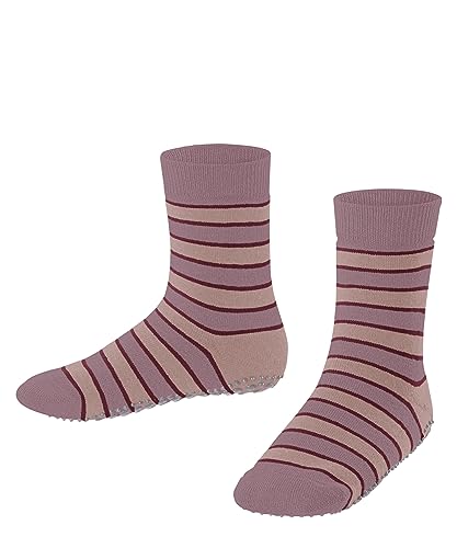 FALKE Unisex Kinder Hausschuh-Socken Simple Stripes K HP Baumwolle rutschhemmende Noppen 1 Paar, Rot (Brick 8770) neu - umweltfreundlich, 27-30 von FALKE