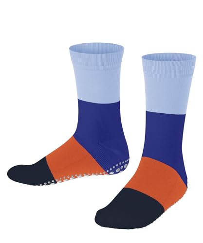 FALKE Unisex Kinder Hausschuh-Socken Summer K HP Baumwolle rutschhemmende Noppen 1 Paar, Blau (Crystal Blue 6290), 27-30 von FALKE