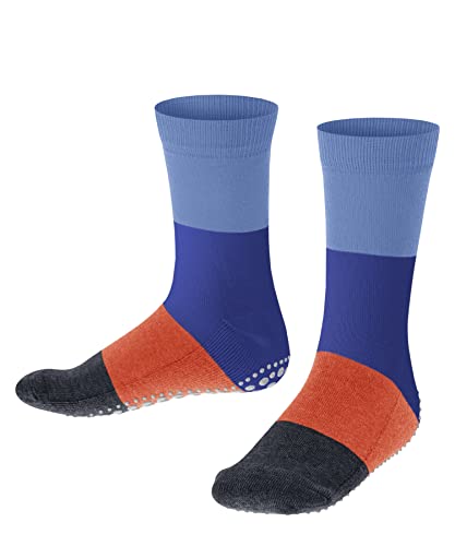 FALKE Unisex Kinder Hausschuh-Socken Summer K HP Baumwolle rutschhemmende Noppen 1 Paar, Blau (Sky Blue 6033), 35-38 von FALKE