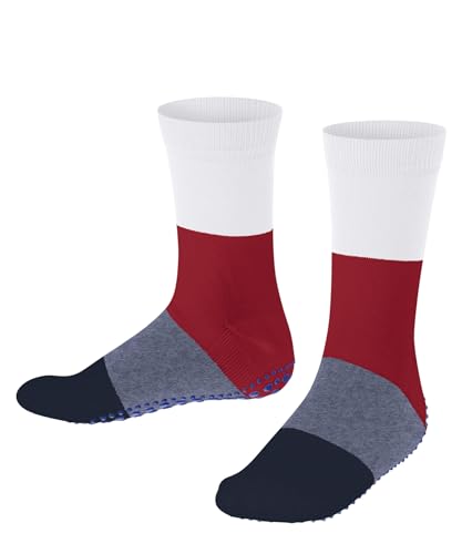 FALKE Unisex Kinder Hausschuh-Socken Summer K HP Baumwolle rutschhemmende Noppen 1 Paar, Weiß (White 2001), 31-34 von FALKE