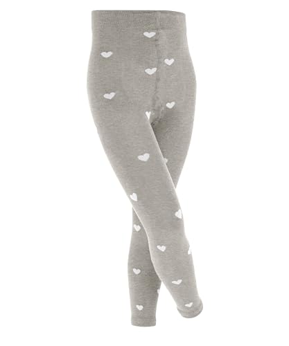 FALKE Unisex Kinder Hearts Allover K LE Strumpfwaren, Grau (Storm Grey 3820), 80-92 von FALKE