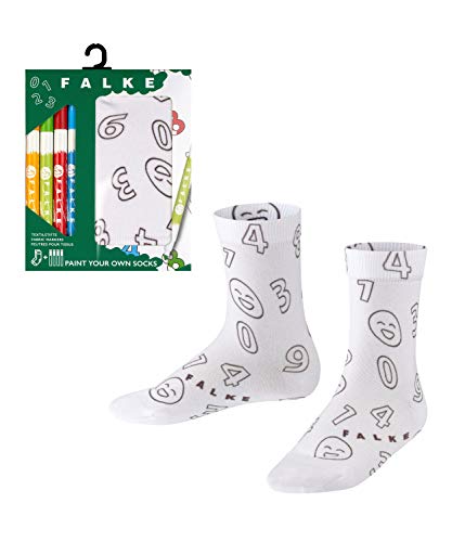 FALKE Unisex Kinder Paint Set Socken, Weiss (White 2000), 27-30 von FALKE