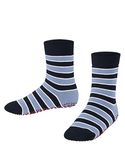 FALKE Unisex Kinder Stoppersocken Simple Stripes K Hp Baumwolle rutschhemmende Noppen 1 Paar, Blau Space Blue 6116, 35/38 EU von FALKE