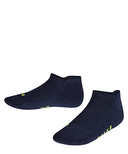 FALKE Unisex Kinder Sneakersocken Cool Kick Sneaker K Sn weich atmungsaktiv schnelltrocknend kurz einfarbig 1 Paar, Blau Marine 6120, 23-26 von FALKE