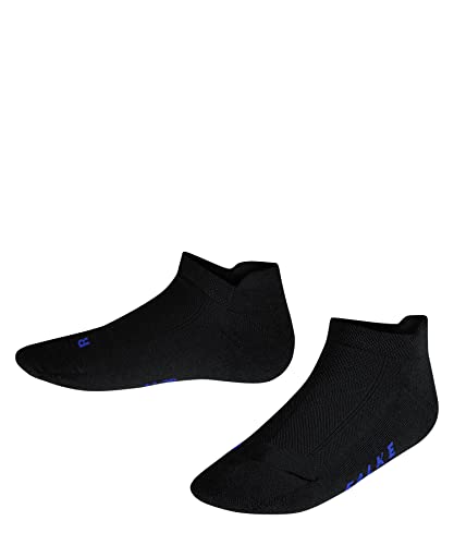 FALKE Unisex Kinder Sneakersocken Cool Kick Sneaker K Sn weich atmungsaktiv schnelltrocknend kurz einfarbig 1 Paar, Schwarz Black 3000, 27-30 von FALKE