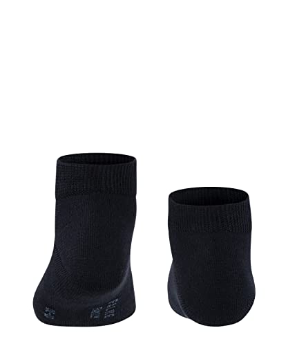 FALKE Unisex Kinder Sneakersocken Family K SN nachhaltige biologische Baumwolle kurz einfarbig 1 Paar, Blau (Dark Marine 6170) neu - umweltfreundlich, 35-38 von FALKE