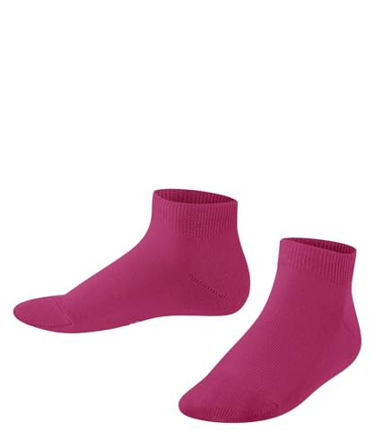 FALKE Unisex Kinder Sneakersocken Family K SN nachhaltige biologische Baumwolle kurz einfarbig 1 Paar, Lila (Fuchsia 8856) neu - umweltfreundlich, 31-34 von FALKE