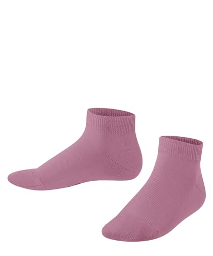 FALKE Unisex Kinder Sneakersocken Family K SN nachhaltige biologische Baumwolle kurz einfarbig 1 Paar, Rosa (English Rose 8731) neu - umweltfreundlich, 23-26 von FALKE