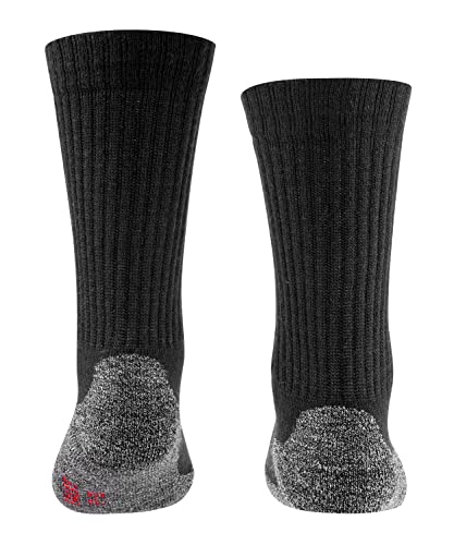 FALKE Unisex Kinder Socken Active Warm, Wolle, 1 Paar, Schwarz (Black 3000), 35-38 von FALKE