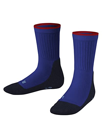 FALKE Unisex Kinder Socken Active Everyday K So Funktionsmaterial dünn atmungsaktiv einfarbig 1 Paar, Blau Yve 6714, 35-38 von FALKE