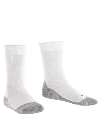 FALKE Unisex Kinder Socken Active Sunny Days K SO Baumwolle dünn atmungsaktiv 1 Paar, Weiß (White 2000), 27-30 von FALKE