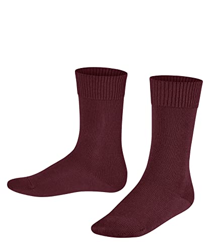 FALKE Unisex Kinder Socken Comfort Wool, Wolle, 1 Paar, Rot (Ruby 8830), 35-38 von FALKE
