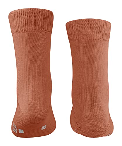 FALKE Unisex Kinder Socken Family K SO Baumwolle einfarbig 1 Paar, Beige (Terracotta 5770) neu - umweltfreundlich, 19-22 von FALKE