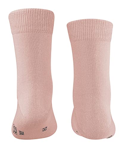 FALKE Unisex Kinder Socken Family K SO nachhaltige biologische Baumwolle einfarbig 1 Paar, Rosa (Mistyrose 8667) neu - umweltfreundlich, 23-26 von FALKE