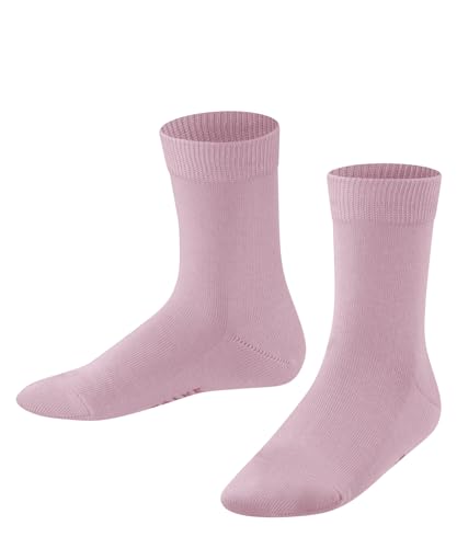 FALKE Unisex Kinder Socken Family K SO nachhaltige biologische Baumwolle einfarbig 1 Paar, Rosa (Thulit 8663) neu - umweltfreundlich, 23-26 von FALKE