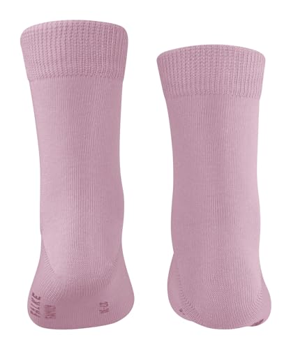 FALKE Unisex Kinder Socken Family K SO nachhaltige biologische Baumwolle einfarbig 1 Paar, Rosa (Thulit 8663) neu - umweltfreundlich, 27-30 von FALKE