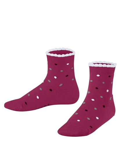 FALKE Unisex Kinder Socken Multidot K Sso Baumwolle gemustert 1 Paar, Lila Fuchsia 8856, 23-26 von FALKE
