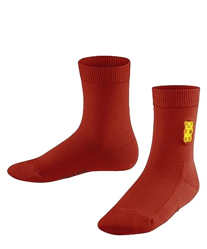FALKE Unisex Kinder Socken x Haribo K SO Baumwolle einfarbig 1 Paar, Orange (Samba Orange 8182), 31-34 von FALKE