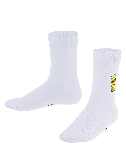 FALKE Unisex Kinder Socken x Haribo K SO Baumwolle einfarbig 1 Paar, Weiß (White 2000), 31-34 von FALKE