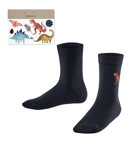 FALKE Unisex Kinder Socken x meri meri K So Baumwolle gemustert 1 Paar, Blau Space Blue 6116, 39-42 von FALKE