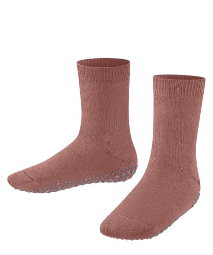 FALKE Unisex Kinder Stoppersocken Catspads K Hp Baumwolle Wolle rutschhemmende Noppen 1 Paar, Rosa Wild Rose 8803, 19/22 EU von FALKE