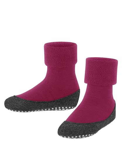 FALKE Unisex Kinder Stoppersocken Cosyshoe K HP Wolle rutschhemmende Noppen 1 Paar, Lila (Fuchsia 8856), 31-32 von FALKE