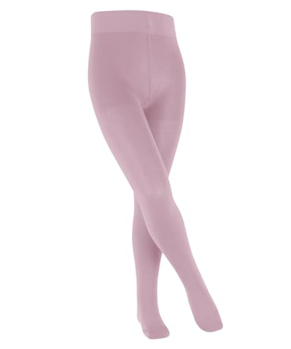 FALKE Unisex Kinder Strumpfhose Family K TI nachhaltige biologische Baumwolle dick einfarbig 1 Stück, Rosa (Thulit 8663) neu - umweltfreundlich, 134-146 von FALKE