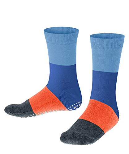 FALKE Unisex Kinder Hausschuh-Socken Summer K HP Baumwolle rutschhemmende Noppen 1 Paar, Blau (Sky Blue 6033), 39-42 von FALKE