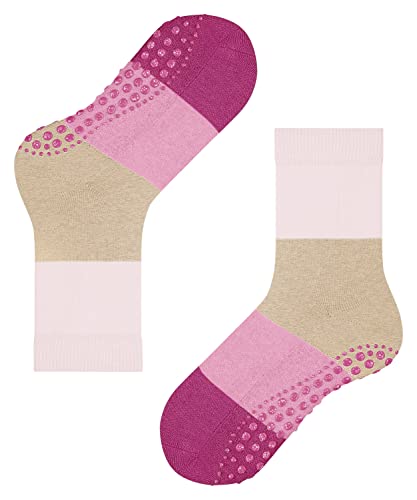 FALKE Unisex Kinder Hausschuh-Socken Summer K HP Baumwolle rutschhemmende Noppen 1 Paar, Rosa (Powder Rose 8902), 35-38 von FALKE