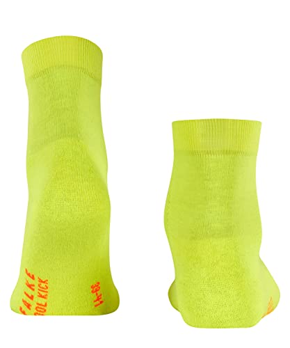 FALKE Unisex Kurzsocken Cool Kick Atmungsaktiv Schnelltrocknend einfarbig 1 Paar, Gelb (Lime Flash 1691), 37-38 von FALKE