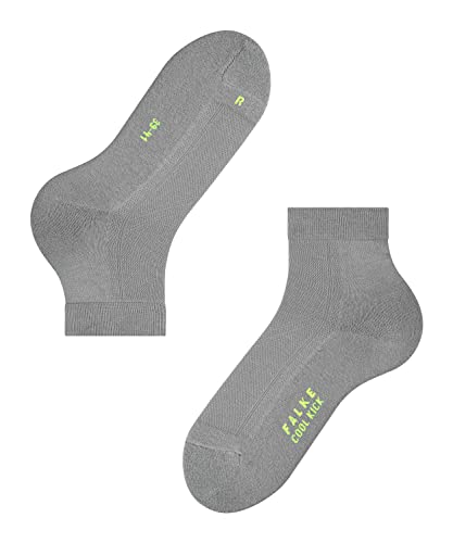 FALKE Unisex Kurzsocken Cool Kick Atmungsaktiv Schnelltrocknend einfarbig 1 Paar, Grau (Light Grey 3401), 46-48 von FALKE