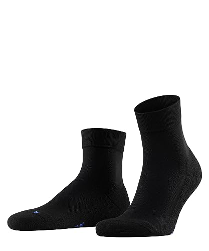 FALKE Unisex Kurzsocken Cool Kick Atmungsaktiv Schnelltrocknend einfarbig 1 Paar, Schwarz (Black 3001), 42-43 von FALKE