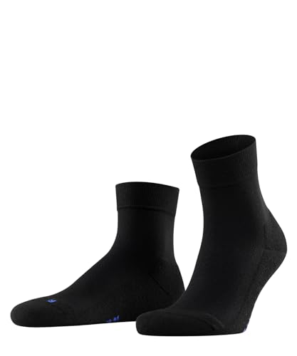 FALKE Unisex Socken Cool Kick U Sso weich atmungsaktiv schnelltrocknend einfarbig 1 Paar, Schwarz Black 3000, 37-38 von FALKE