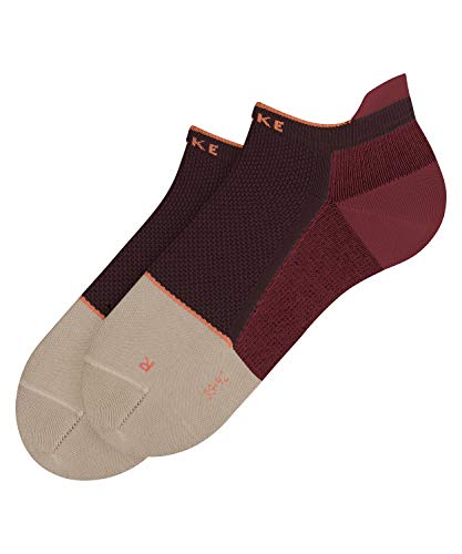 FALKE Unisex Nature Type U SN Socken, Rot (Bordeaux 8100), 39-41 (UK 5.5-7.5 Ι US 6.5-8.5) von FALKE
