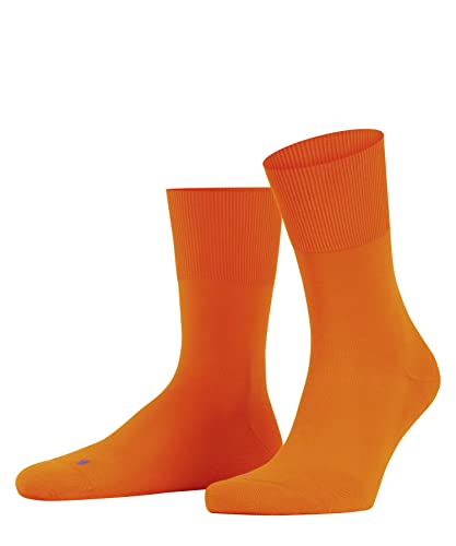 FALKE Unisex Socken Run U SO Baumwolle einfarbig 1 Paar, Orange (Bright Orange 8930), 46-48 von FALKE